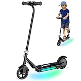Elektroroller Kinder 6-12 Jahren, 3 Geschwindigkeitsstufen, Farbige...