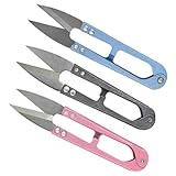 GZSYWZ 3 Stück Fadenschere Scharf aus Edelstahl - Universell Klein...
