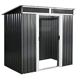 Zelsius Geräteschuppen mit Schiebetür (B) 238 x (T) 132 x (H) 180 cm |...