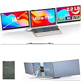 Kwumsy Laptop Bildschirm Erweiterung 14 Zoll, Tragbarer Monitor Für...