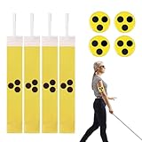 Blindenabzeichen Set 4 Stück Blinden Anstecker 4 Stück Blindenbinde Für...