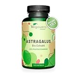 Bio Astragalus Kapseln hochdosiert | Premium: 11.250 mg Pulver aus 750 mg...