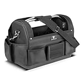 STAHLWERK Werkzeugtasche - 11 Außentaschen, 10 Innentaschen, robuste...