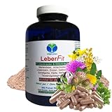 Leber Fit 9 LEBERKRÄUTER & BITTERSTOFFE 360 Leberkapseln mit Mariendistel...