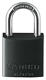 ABUS Aluminium-Vorhangschloss 72/40, schwarz, 43959