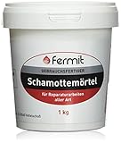 Fermit Schamottemörtel 1kg feuerfest Kleber Mörtel Schamottmörtel