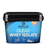 Bodylab24 Clear Whey Isolate Waldfrucht-Eistee 960g, Eiweiß-Shake aus bis...