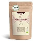 Ashwagandha Pulver BIO 500g | fein gemahlene Ashwagandhawurzel | in...