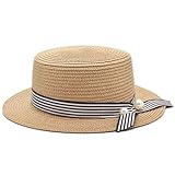 GACAWHKHA Sonnenhut 1pc Sommer Mädchen Strand Hut Weibliche Panama Hut...