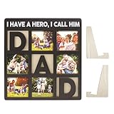 Fotorahmen mit Aufschrift 'Dad Collage', stilvoller dekorativer Fotorahmen,...