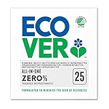 Ecover ZERO All-In-One Spülmaschinen-Tabs (25 Tabs/500 g), Multi-Tabs für...