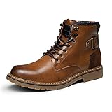 Bruno Marc Herren Motorrad Stiefel Schnürstiefel Boots Klassische Chukka...