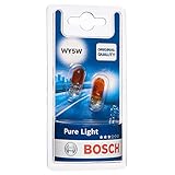 Bosch WY5W Pure Light Fahrzeuglampen - 12 V 5 W W2,1x9,5d - 2 Stücke