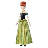 Mattel Disney Frozen Disney 'Die Eiskönigin' Spielzeug, Anna-Musikpuppe in...