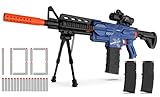 Elektrisch Spielzeug Pistole für Nerf Gun Sniper, 2 Magazin 100 Darts,...