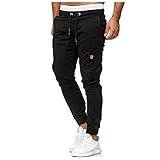 Herren-Activewear-Hose, Arbeitshose, Stretch-Passform, schmale Passform,...