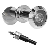 Türspion mit Sichtschutz 200° Weitwinkel Optische Glaslinsen Bohrloch Ø...