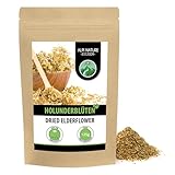 Holunderblüten Tee (125g), Holunder Blüten gerebelt, Holunderblütentee...