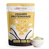 Lebepur BIO veganes Proteinpulver VANILLE 1kg - SOJAFREI - 60% Eiweiß aus...