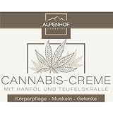 Cannabis Creme mit Hanföl und Teufelskralle - Deutsches Produkt