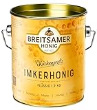 Breitsamer Imkerhonig Blütenhonig flüssig 2 kg Eimer für Küchenprofis...