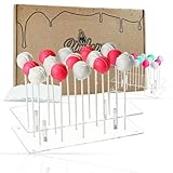 UMBAPA Cake Pop Ständer | 2 XXL Premium Cake-Pop-Ständer mit 50 Sticks...