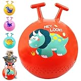 AUNGKWANG Sprungball für Kinder, Dinosaurier Aufblasbarer Hüpfball,...