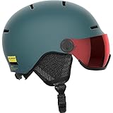 Salomon Orka Visor Kinder Helm Ski Snowboarden, Integrierter Komfort,...