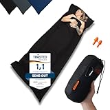 SEESCHWALBE Hüttenschlafsack Baumwolle - Hüttenschlafsack Ultraleicht -...