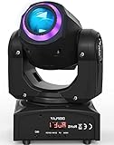 UKing 50W LED Moving Head,Disco Bühnenlicht mit 8 Muster 8 Farben Gobo...