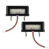 LURICO LED Kennzeichenbeleuchtung LED, 2 Stück Kennzeichenbeleuchtung...