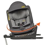 Jovikids 360° Drehbar Kindersitz mit ISOFIX, i-Size 40-150cm(ab Geburt -12...