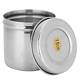 Pwshymi Hochwertiger Wattebällchen-Organizer-Behälter aus Edelstahl für...