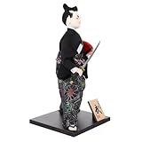 GLSTOY Samurai Ninja Puppe, Japanische Partydekorationen, Samurai Statue,...