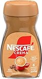 NESCAFE NESCAFÉ CLASSIC Crema, löslicher Bohnenkaffee aus mitteldunkel...