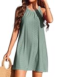 Zetieny Damen Strandkleid Sommerkleid Strandtunika Bikini Cover Up...
