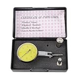 Hebel - Dreh - Messuhr Mit 0.01mm Genauigkeit, Aluminium - Gehäuse, Gelbe...