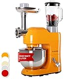 Klarstein Lucia Orangina - Universal Küchenmaschine, Rührmaschine,...