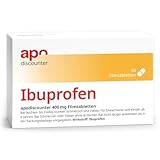 apodiscounter Ibuprofen 400 mg Schmerztabletten (50 Stk) - schnell wirksam...