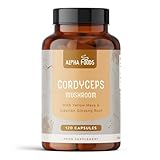 Cordyceps Kapseln hochdosiert | 4000mg Cordyceps pro Tagesdosis | 4:1...