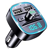 Mohard Bluetooth FM Transmitter, KFZ Bluetooth Adapter Auto Radio FM...