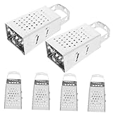 DOITOOL 6 Stück Teiliges Mini Edelstahl Vierkantreibe Kompakt und Handlich...