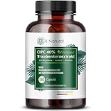 OPC Traubenkernextrakt – 180 Kapseln hochdosiert 40% OPC – 95%...