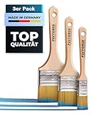 PICTORIS Lasurpinsel 3er Set I Made in Germany I kein Borstenverlust I...