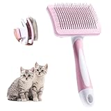 Vinabo Selbstreinigende Hundebürste für Kurzhaar & Langhaar,...