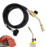 Schweißbrenner, Lötlampe, tragbar, mit Fackelschlauch – Flammenbrenner...
