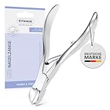 TITANIA Extra scharfe Profi Nagelzange (10,5 cm) • Starke Nagelschere...