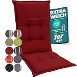 gardisun Gartenstuhlauflagen Hochlehner I Extra Dicke Sitzauflagen I Made...