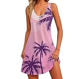 Sommerkleider für Damen, lässig, Hochzeit, Gästekleid, ärmellos,...