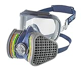 GVS Elipse Integra Maske mit ABEK1 Filter, Medium, Groß, Blau